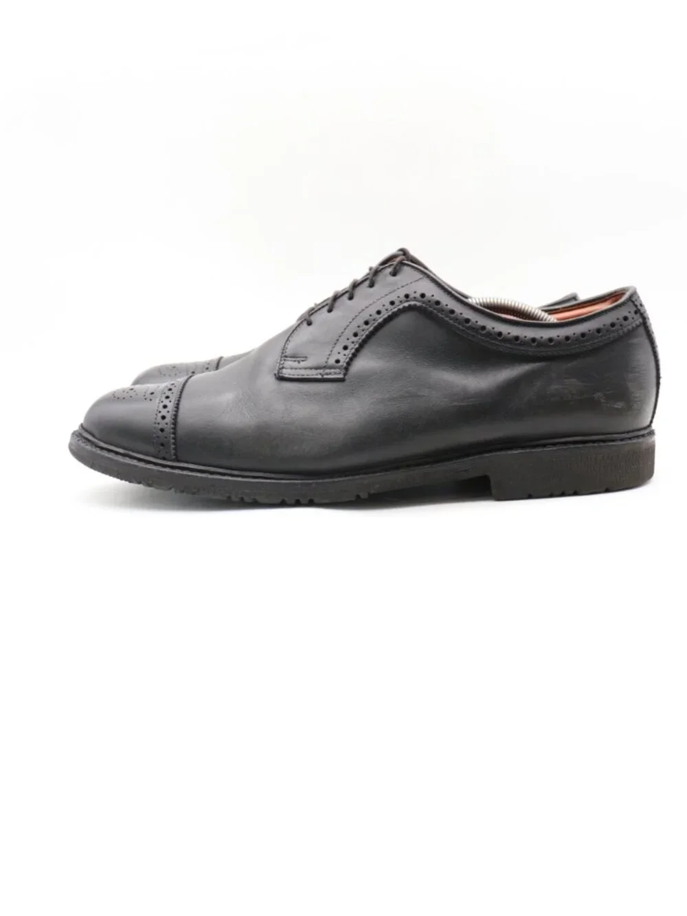 Allen Edmonds Hector Men's Size 13 D Black Leather Cap Toe Oxford Shoe
